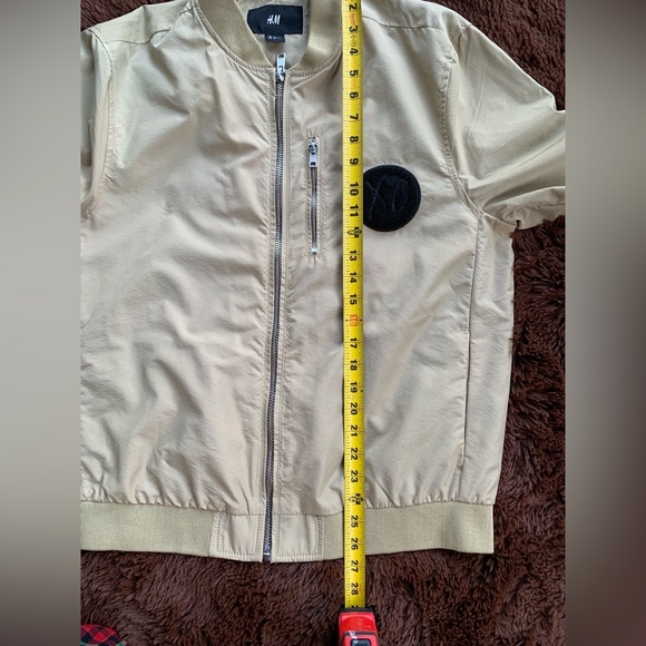 The Weeknd x H&M XO Bomber Khaki Beige Bomber Jacket Size Medium RARE WKND - Picture 13 of 14
